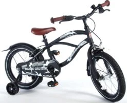 Volare Black Cruiser Kinderfiets - Jongens - 16 Inch - Zwart - 2 Handremmen -Velo Pour Tous 1200x975 1