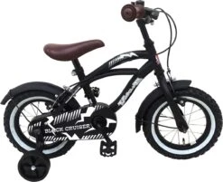 Volare Black Cruiser Kinderfiets - Jongens - 12 Inch - Zwart - 2 Handremmen -Velo Pour Tous 1200x978 2