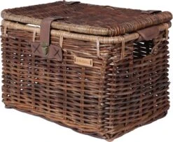 Basil Denton Fietsmand L - Voor - Rotan - Bruin - Large -Velo Pour Tous 1200x981 9
