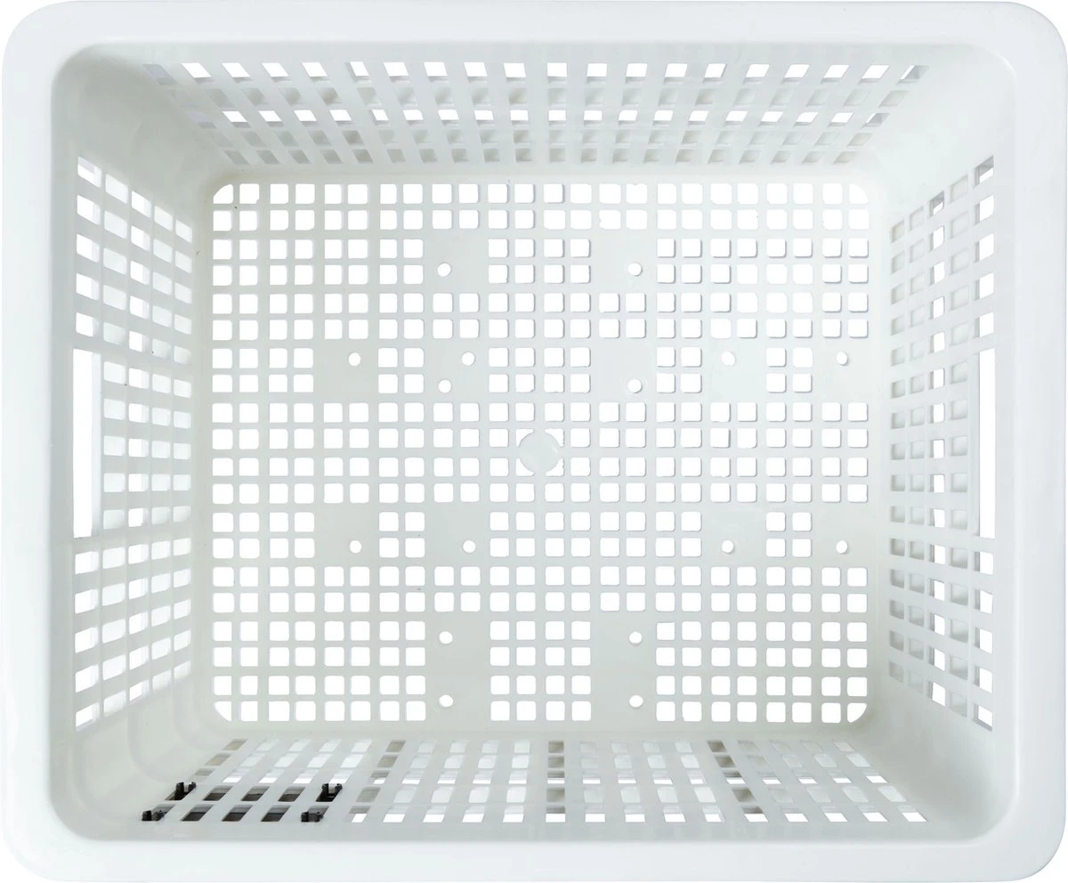 Basil Fietskrat M - Medium - 27 Liter - Wit 2 Basil Fietskrat M - Medium - 27 Liter - Wit – Image 2