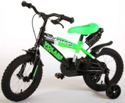 Volare Sportivo Kinderfiets - Jongens - 14 Inch - Neon Groen/Zwart - 95% Afgemonteerd -Velo Pour Tous 1200x993