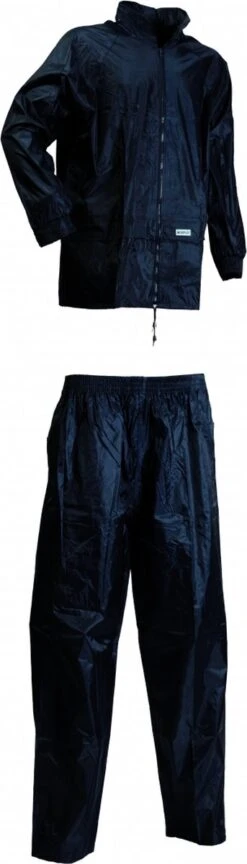 Merkloos Regenpak - Donkerblauw S