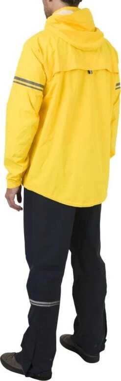 AGU Original Regenpak Essential - Geel/Zwart - XXL - Dames & Heren - Waterdicht & Ademend -Velo Pour Tous 382x1200