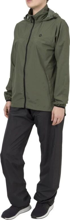 AGU GO Regenpak Essential Dames & Heren - Groen - XL - Waterdicht & Ademend -Velo Pour Tous 385x1200 3