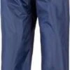 Merkloos Navy Blauwe Regenbroek Voor Volwassenen - Maat 3XL