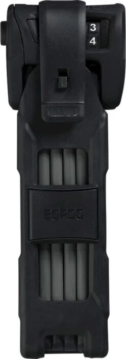 Abus Vouwslot Bordo Combo 6100/90 Black SH - SL72990 -Velo Pour Tous 422x1200