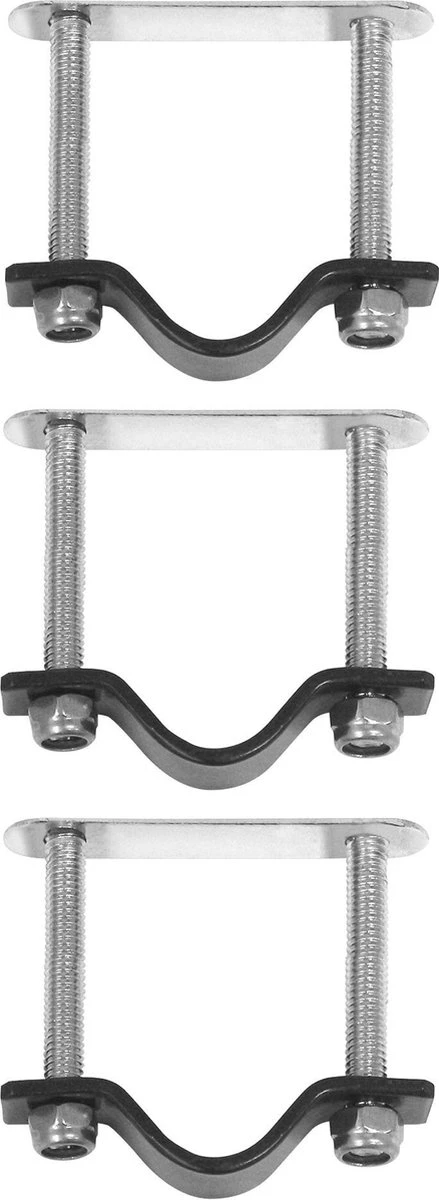 Basil Crate Mounting Set - Bevestigingsset Voor Basil Kratten En/of Rotan Manden - RVS 2 Basil Crate Mounting Set - Bevestigingsset Voor Basil Kratten En/of Rotan Manden - RVS – Image 2