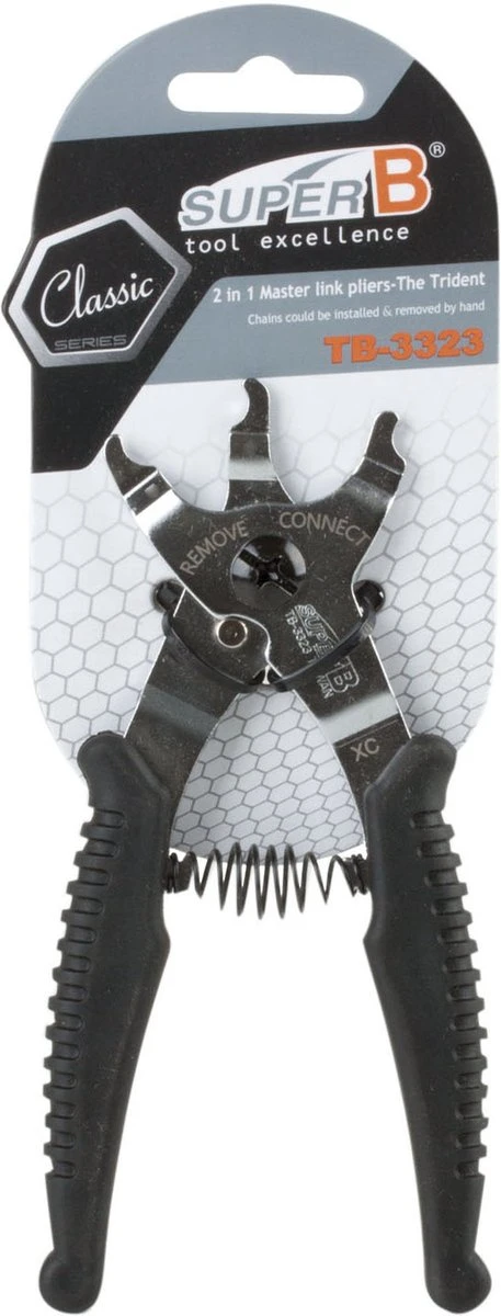 Super B Gereedschap Superb Tang Missinglink Openen En Sluiten Met Comfort Gri - ZWART 2 Super B Gereedschap Superb Tang Missinglink Openen En Sluiten Met Comfort Gri - ZWART – Image 2