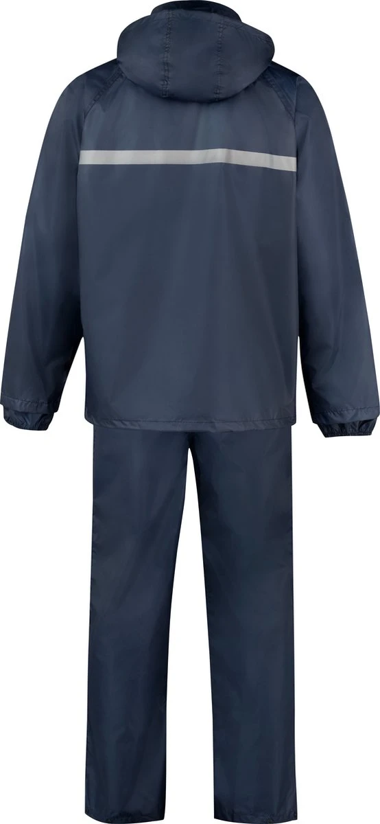 BJØRNSON Dusch Regenpak Dames & Heren - Waterdicht - Maat 3XL - Donkerblauw 4 BJØRNSON Dusch Regenpak Dames & Heren - Waterdicht - Maat 3XL - Donkerblauw – Image 4