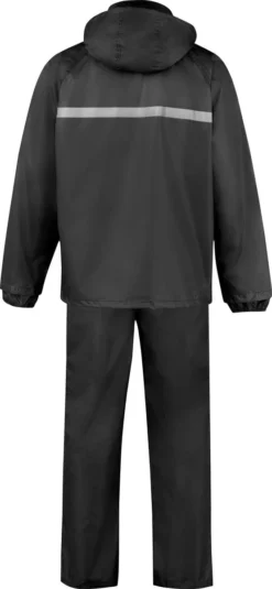 BJØRNSON Dusch Regenpak Dames & Heren - Waterdicht - Maat L - Zwart -Velo Pour Tous 554x1200 4