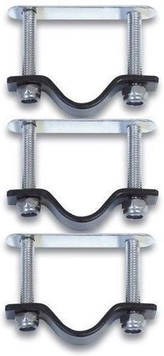 Basil Crate Mounting Set - Bevestigingsset Voor Basil Kratten En/of Rotan Manden - RVS 1 Basil Crate Mounting Set - Bevestigingsset Voor Basil Kratten En/of Rotan Manden - RVS