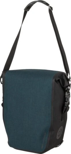 AGU Clean Enkele Fietstas Shelter Medium - Blauw - 17 L - Waterdicht - KLICKfix Module Rail -Velo Pour Tous 558x1200