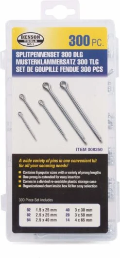 Benson Splitpennen In Assortimentsdoos - 300 Delig -Velo Pour Tous 560x1200