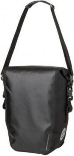 AGU Clean Enkele Fietstas Shelter Medium - Zwart - 17 L - Waterdicht - KLICKfix Module Rail -Velo Pour Tous 573x1200