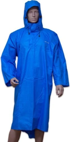 LOWLAND OUTDOOR® Wandelponcho - 100% Waterdicht (10.000mm) - Ademend (8.000g/M²) PFAS Vrij! Large -Velo Pour Tous 599x1200 1