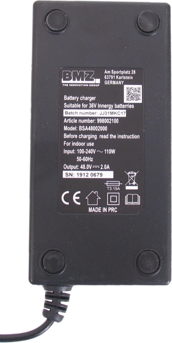 Gazelle Innergy Acculader - Elektrische Fietsoplader - Ion Accu - E-bike 2 Gazelle Innergy Acculader - Elektrische Fietsoplader - Ion Accu - E-bike – Image 2