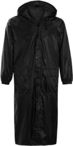 JC Blue Trenchcoat – Zwart – Regenjas Dames – Regenjas Heren - Waterdicht - Maat L