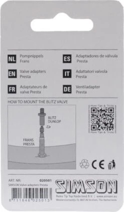 Simson - Oppompverloopnippel Voor Frans Ventiel - Bruin 2021 Model -Velo Pour Tous 702x1200 1