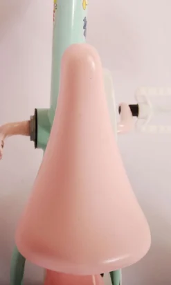 Volare Woezel & Pip Kinderfiets - Meisjes - 10 Inch - Mint Blauw/Roze - Doortrapper -Velo Pour Tous 719x1200