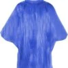 Merkloos Wegwerp Regenponcho - Voor Volwassenen - Blauw