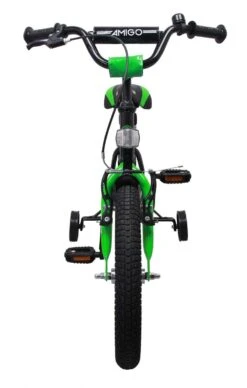 Amigo BMX Fun Jongensfiets - Kinderfiets 16 Inch - Zwart/Groen -Velo Pour Tous 763x1200 1