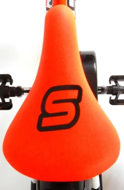 Volare Sportivo Kinderfiets - Jongens - 14 Inch - Neon Oranje/Zwart - 95% Afgemonteerd -Velo Pour Tous 782x1200