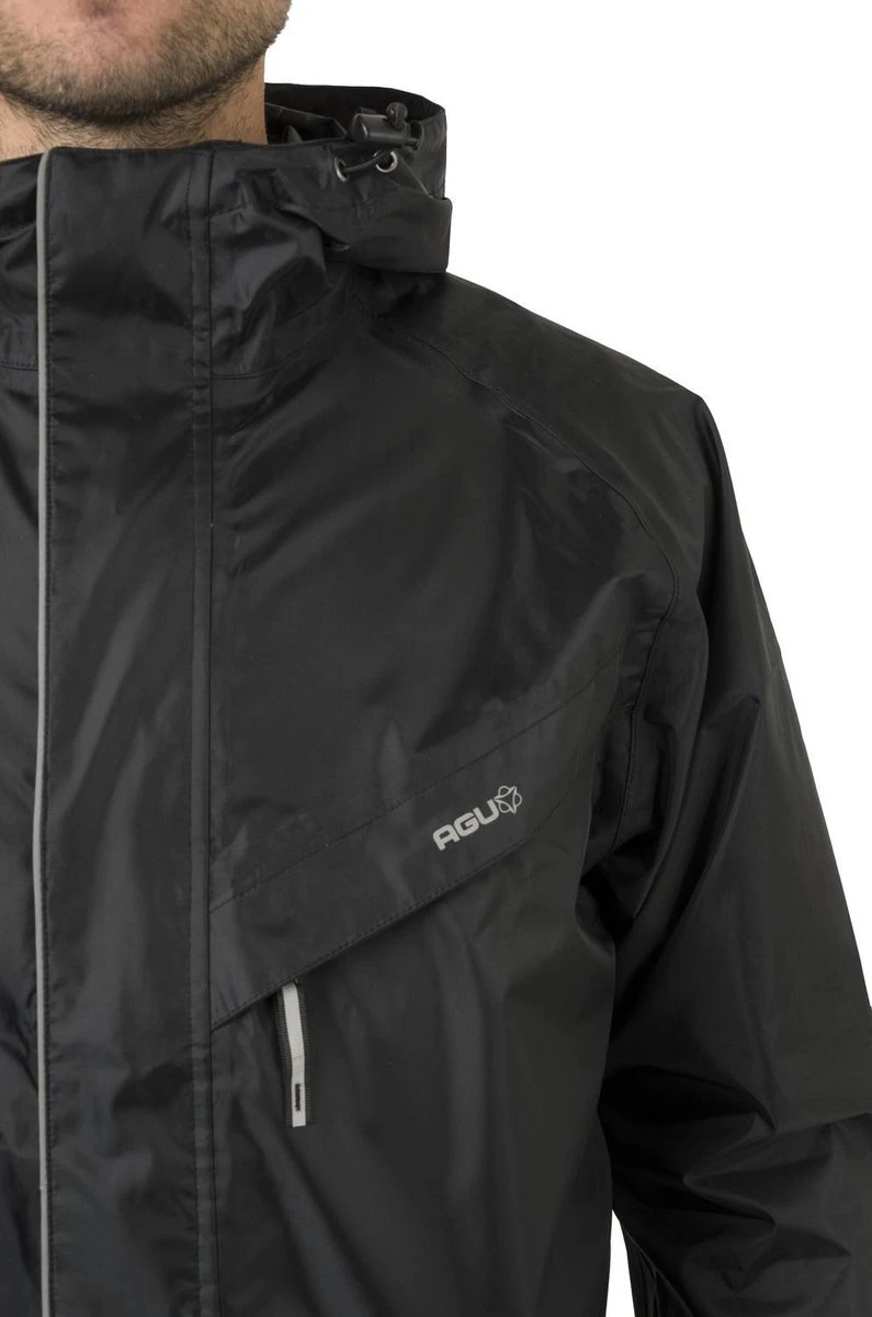 AGU Passat Regenpak Essential - Zwart - XL - Dames & Heren - Waterdicht 4 AGU Passat Regenpak Essential - Zwart - XL - Dames & Heren - Waterdicht – Image 4