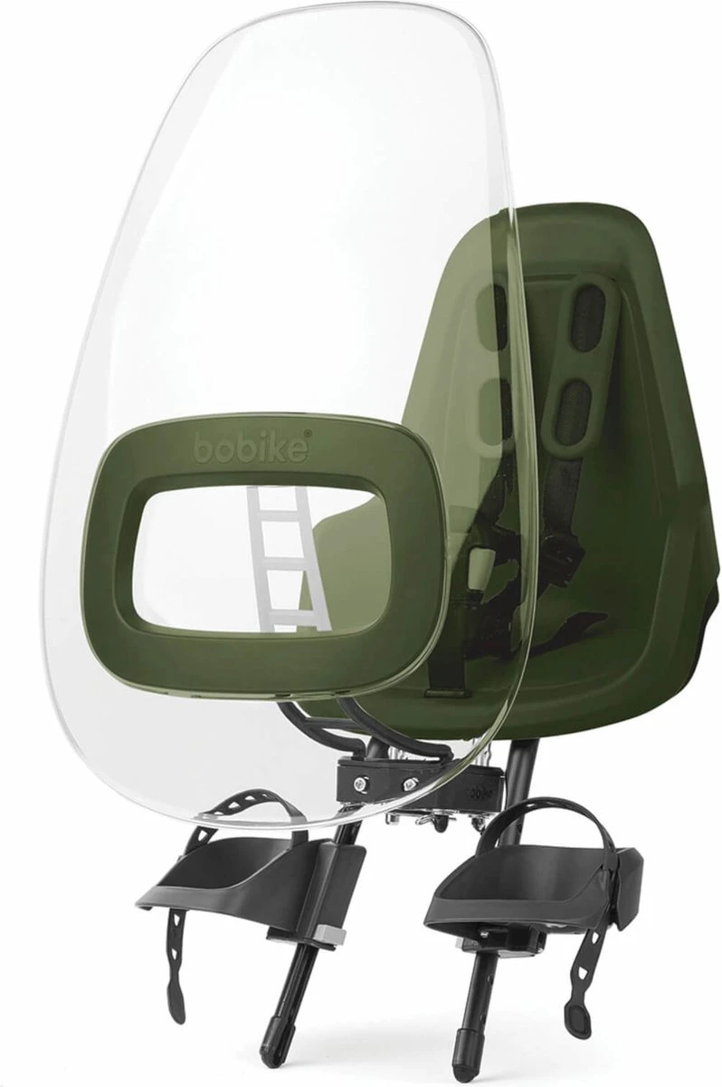 Bobike Windscherm ONE+ - Urban Black 5 Bobike Windscherm ONE+ - Urban Black – Image 5