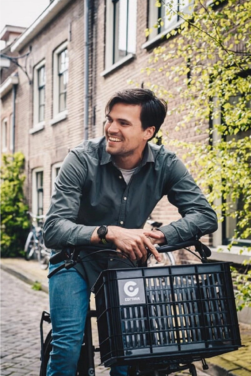 Cortina Dubai - Fietskrat - Zwart - 33 Liter 3 Cortina Dubai - Fietskrat - Zwart - 33 Liter – Image 3