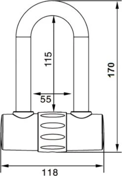 Maxx-Locks Tirau Scooterslot / Motorslot ART 4 Kettingslot + Loop - 150cm -Velo Pour Tous 832x1200 3