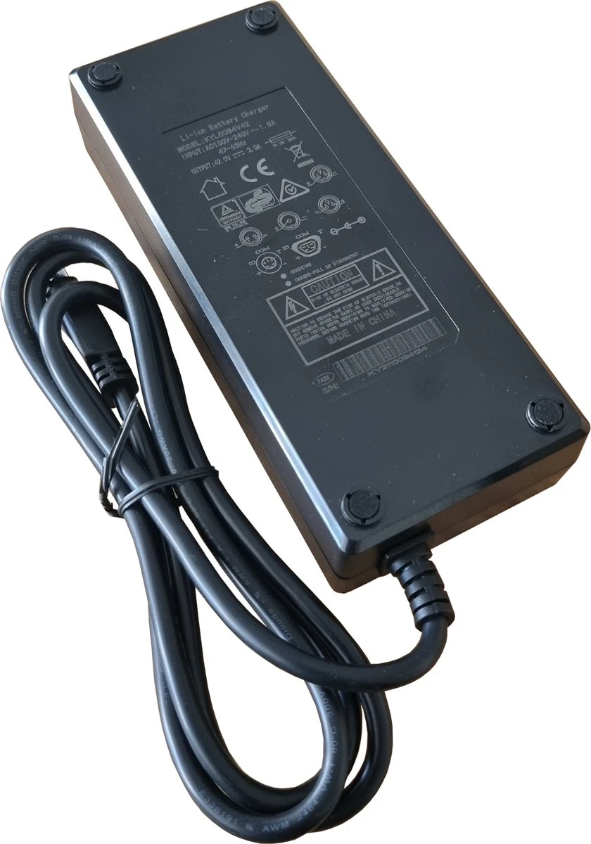 Merkloos Stella Acculader - Elektrische Fietsoplader - 5-polig - Trapezium/driehoek Aansluiting 1 Merkloos Stella Acculader - Elektrische Fietsoplader - 5-polig - Trapezium/driehoek Aansluiting