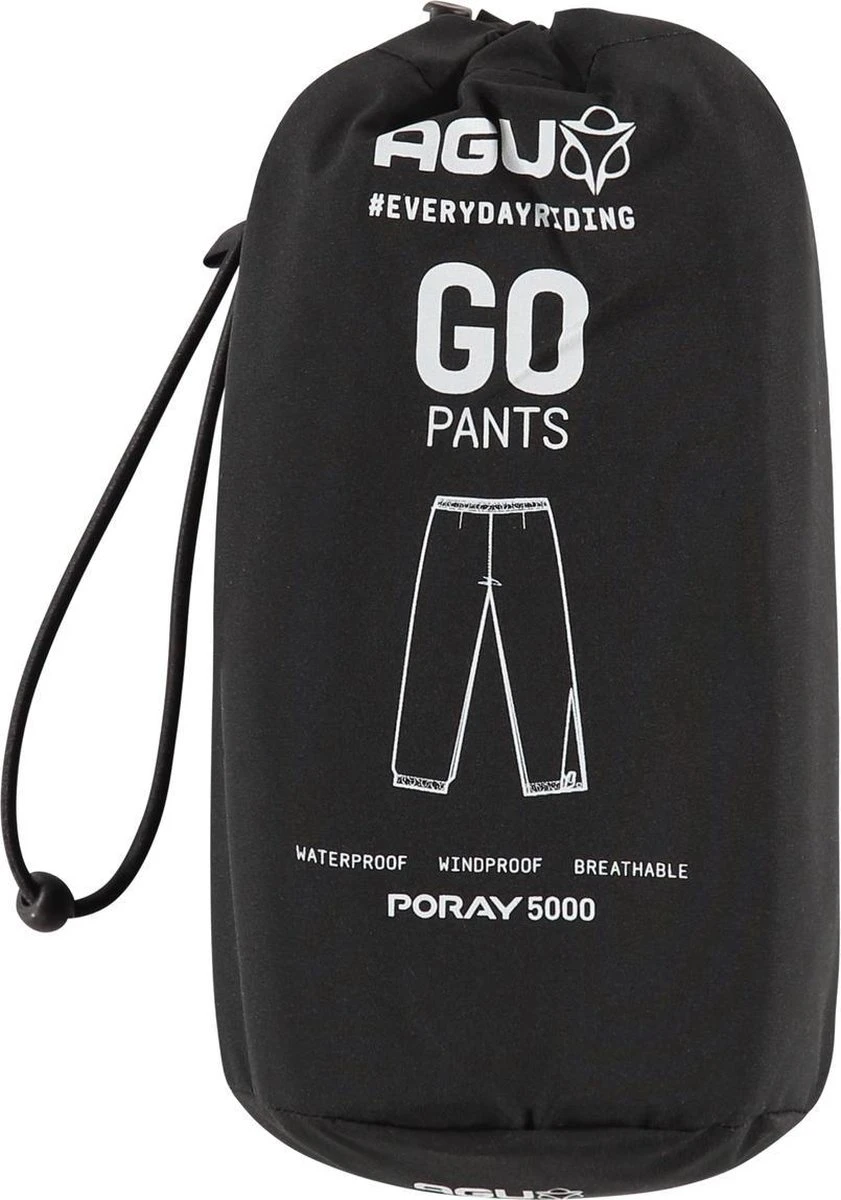 AGU GO Regenbroek Essential Unisex - Zwart - XXL - Dames & Heren - Waterdicht & Ademend 4 AGU GO Regenbroek Essential Unisex - Zwart - XXL - Dames & Heren - Waterdicht & Ademend – Image 4