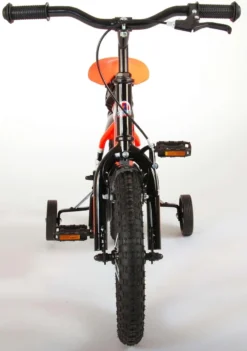 Volare Sportivo Kinderfiets - Jongens - 14 Inch - Neon Oranje/Zwart - 95% Afgemonteerd -Velo Pour Tous 844x1200