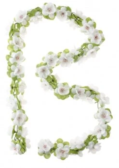 Basil Flower Garland Bloemenstreng - Wit -Velo Pour Tous 855x1200 1