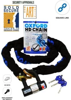 Oxford ART-3 HD 1,5 Meter Fiets En Scooter Kettingslot - ART 3 Gekeurd Sterk Kettingslot - Zwaar Uitgevoerd -Velo Pour Tous 856x1200 5