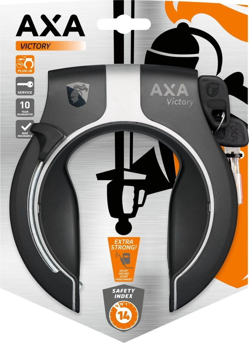 AXA Victory ART2 - Zwart / Zilver - Fietsslot - Kwaliteit 8 AXA Victory ART2 - Zwart / Zilver - Fietsslot - Kwaliteit – Image 8