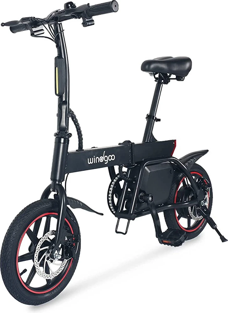 Windgoo B20 V3 - Elektrische Vouwfiets - E Bike - 250W 7.8Ah Batterij - APP IOS Android - 14 Inch - 25 KM/H - Zwart 13 Windgoo B20 V3 - Elektrische Vouwfiets - E Bike - 250W 7.8Ah Batterij - APP IOS Android - 14 Inch - 25 KM/H - Zwart – Image 13
