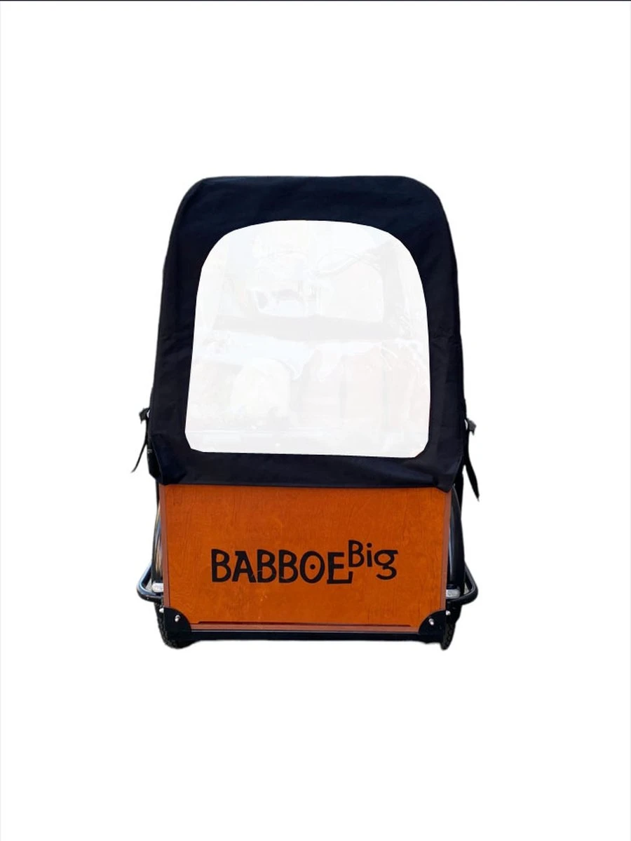 Babboe Big Regentent Bakfietshoes Kleur Zwart Bakfiets Huif (zonder Tentstokken) 2 Babboe Big Regentent Bakfietshoes Kleur Zwart Bakfiets Huif (zonder Tentstokken) – Image 2