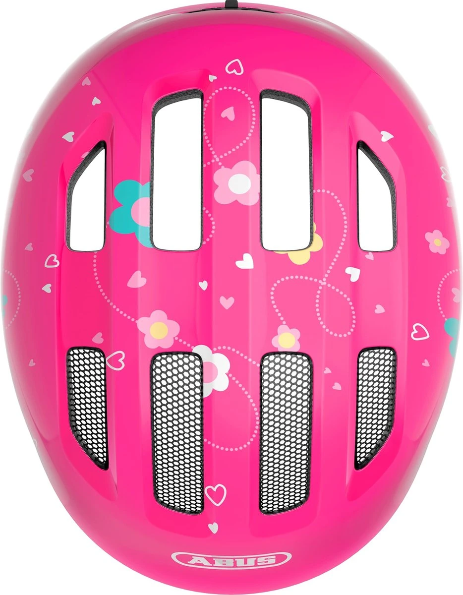 Abus Kinderhelm Smiley 3.0 M Pink Butterfly 3 Abus Kinderhelm Smiley 3.0 M Pink Butterfly – Image 3