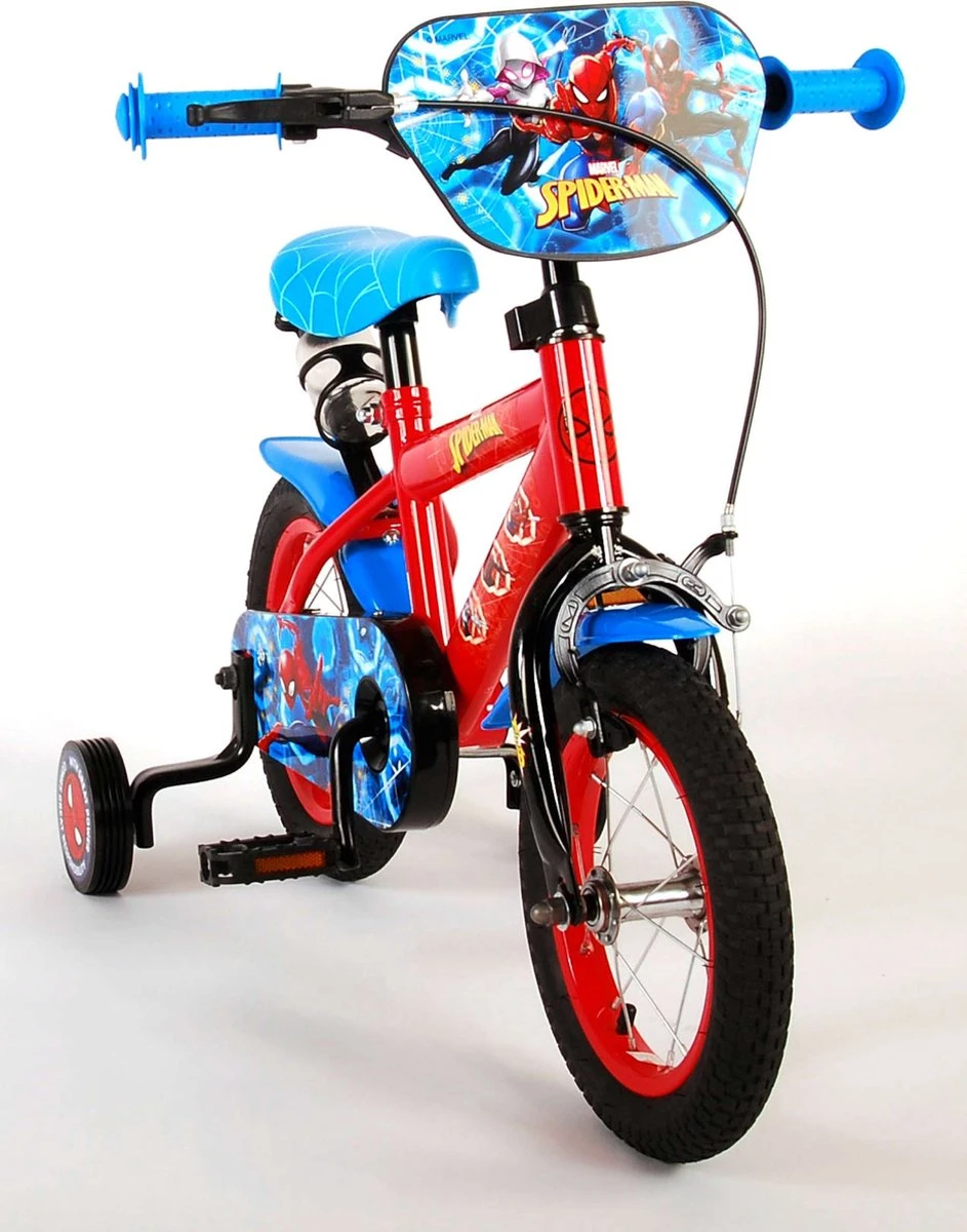 Volare Spider-Man Kinderfiets - Jongens - 12 Inch - Blauw/Rood 14 Volare Spider-Man Kinderfiets - Jongens - 12 Inch - Blauw/Rood – Image 14