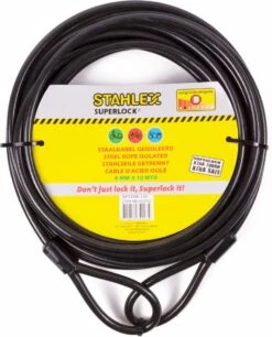 Stahlex Staalkabel 10 Meter X 8 Mm Met Lussen Geplastificeerd -Velo Pour Tous 969x1200