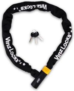 VINZ Salado Kettingslot / Fietsslot Met Vaste Kop ART2 - 120cm